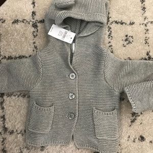 Up to 7lbs Baby Gap bear cardigan hoodie
